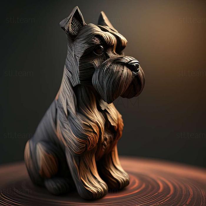 Zwergschnauzer dog